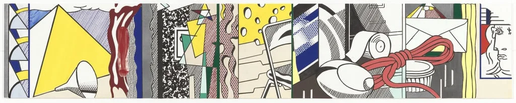 Untitled, by Roy Lichtenstein, gouache, 1983