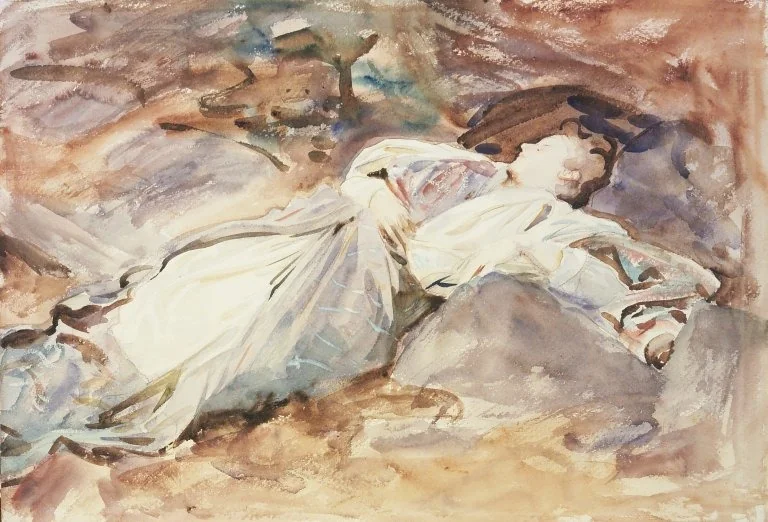 Violet Sleeping, by John Singer Sargent, unspecified, 1908