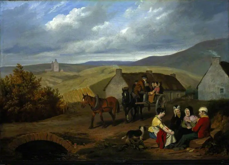 A Scottish Roadside Scene