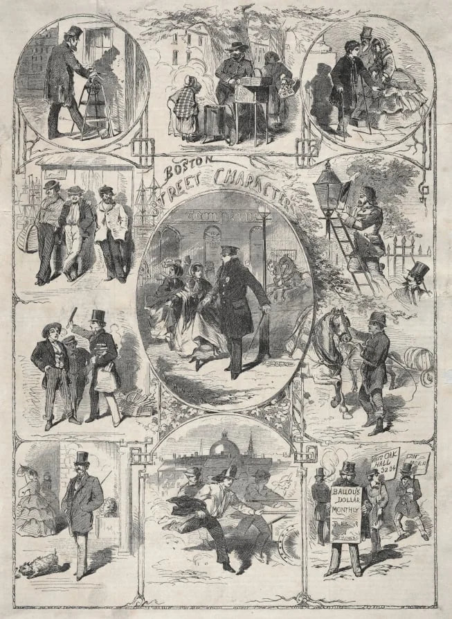 Boston Street Characters, by Winslow Homer, 1859