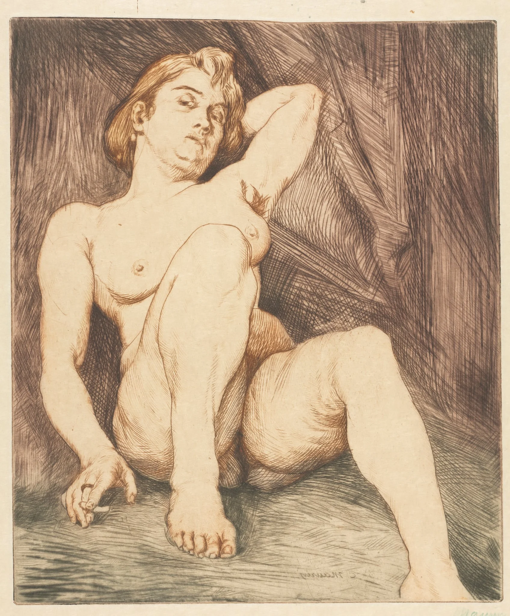 The Cigarette, by Charles Maurin, 1894
