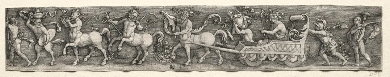 Triumph of Bacchus, by Georg Pencz, 1539