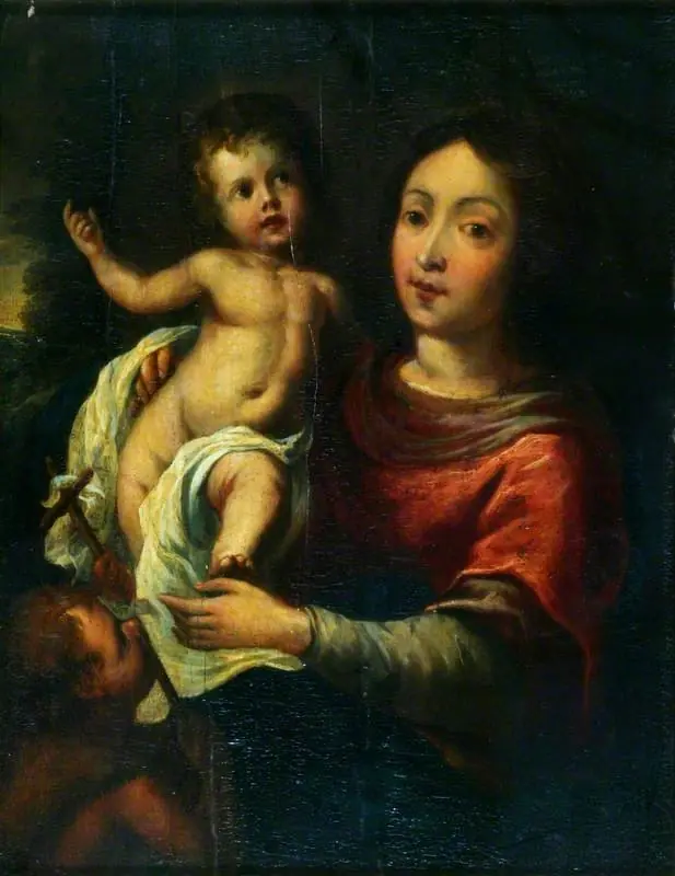 The Virgin and Child with Saint John