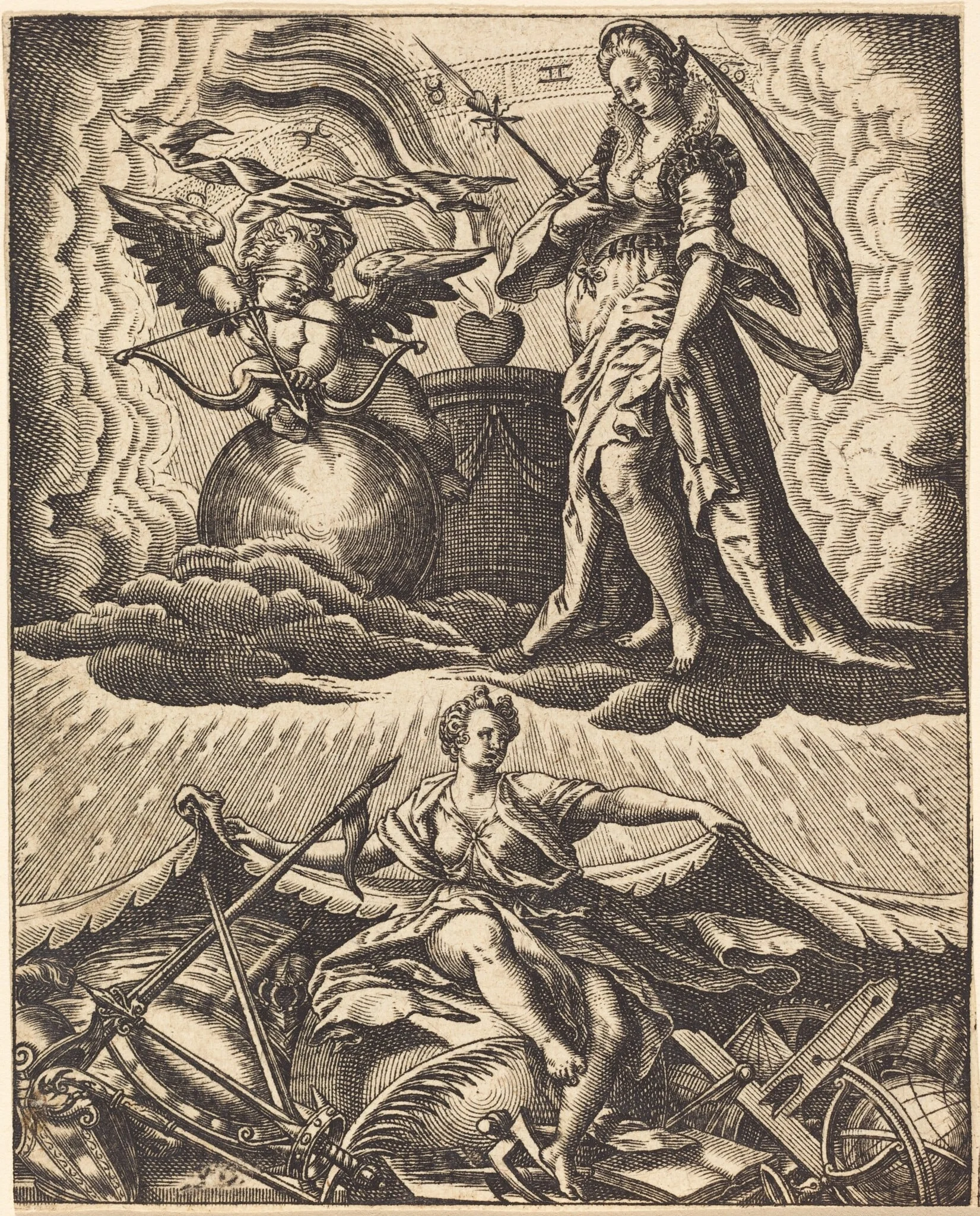 Exempel und Lehr Jetziger Welt Lauf, by Andreas Bretschneider III, ink, 1622