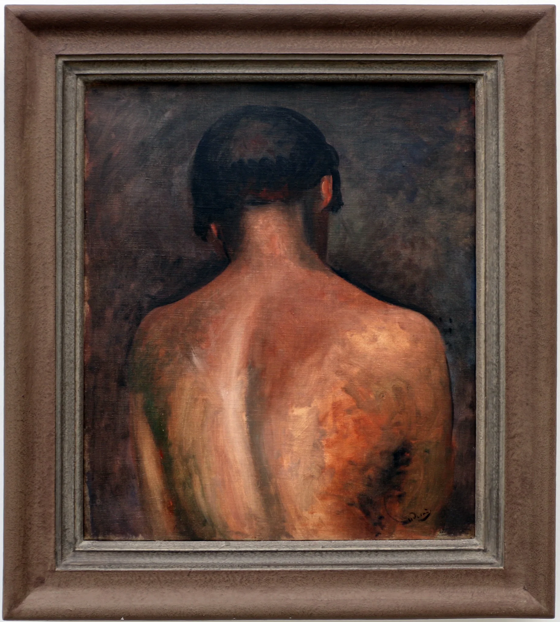 Le dos, by André Derain, oil, 1923
