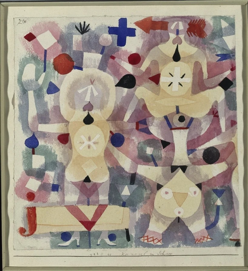 Carnival in the Snow, by Paul Klee, 1923
