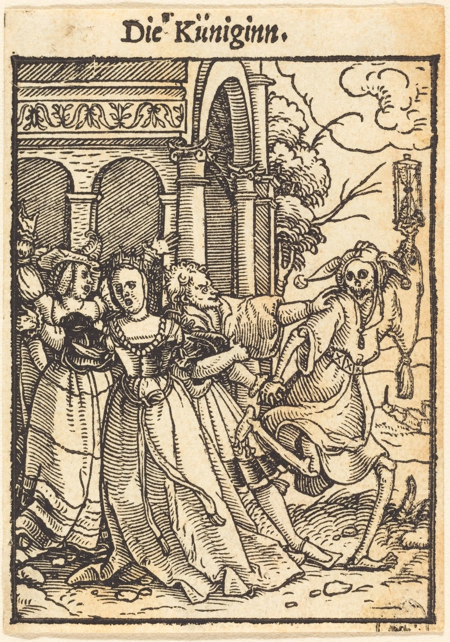 Der Kuniginn (The Queen), by Hans Lützelburger, ink, 1526