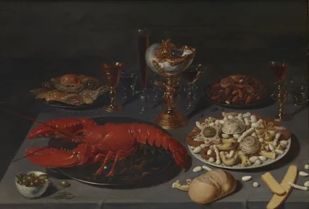 Still life with lobster