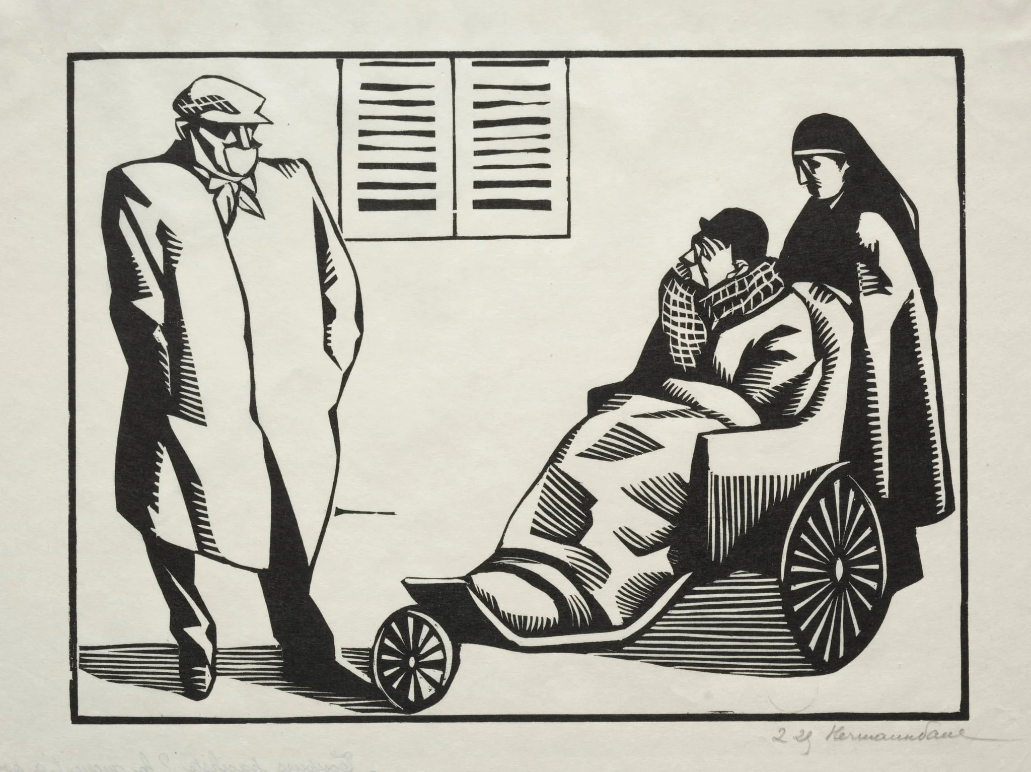 Toujours pacifiste?  la guerre t'a pourtant reussi!, by Hermann-Paul, 1924
