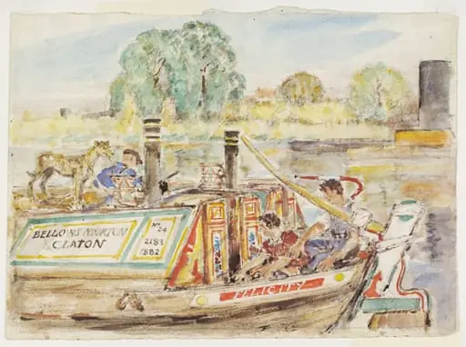 Canal Barge at Brentford