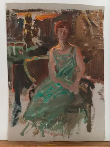 Mrs. Hecht, muotokuvaluonnos
