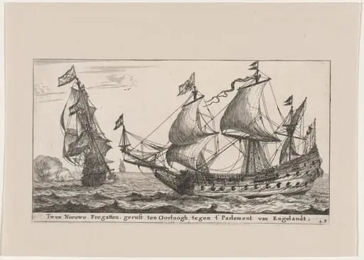 Two Dutch Frigates