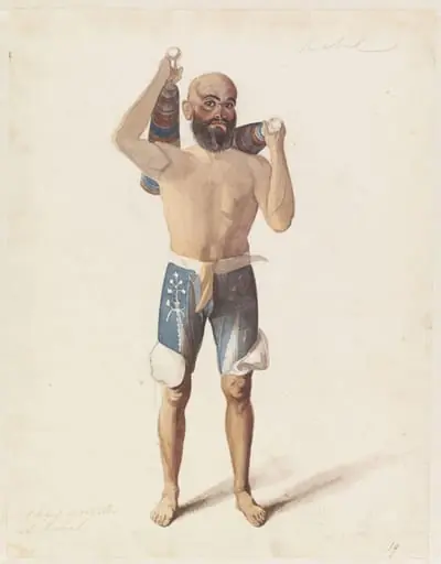 Cheif [sic]wrestler at Kabul