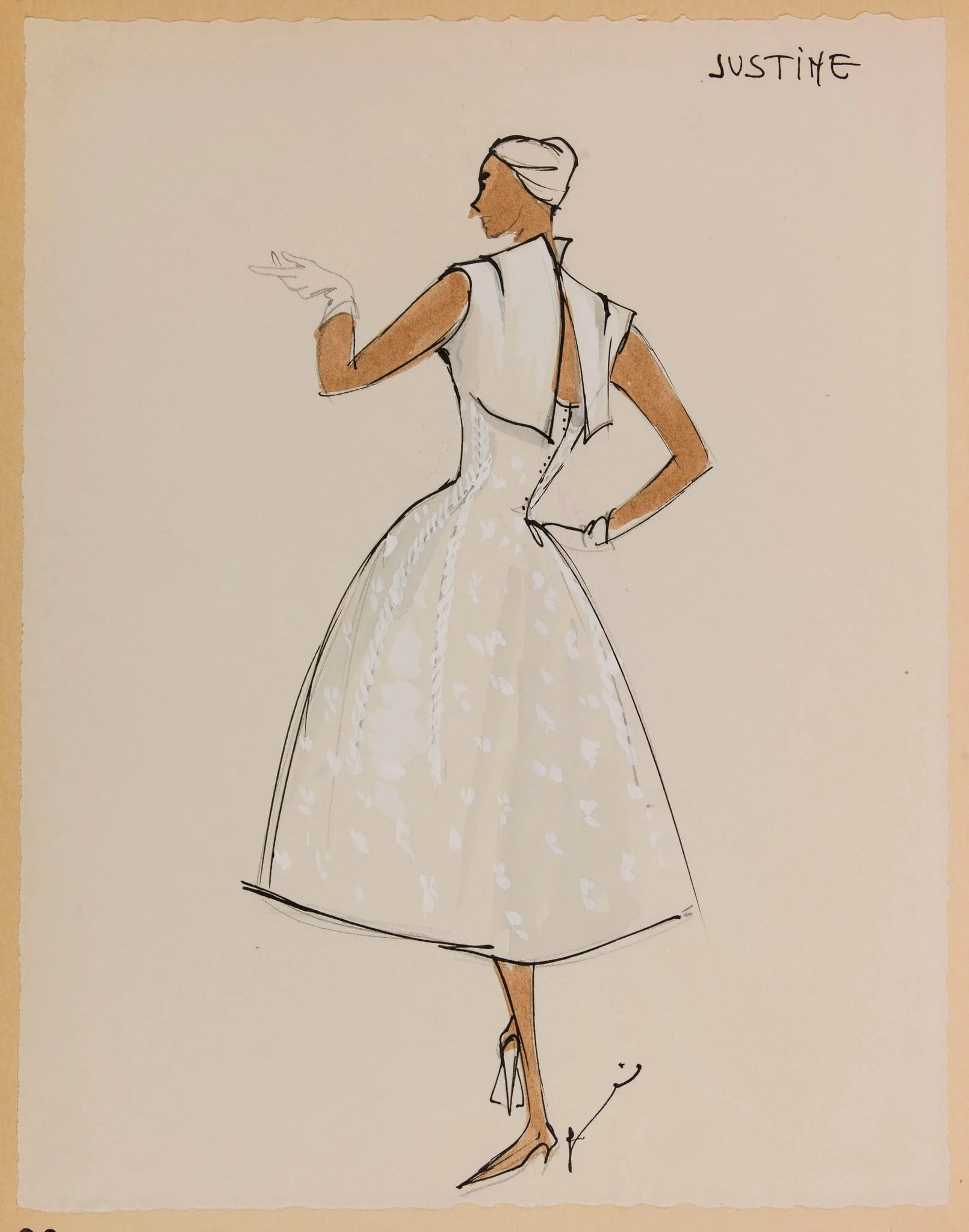 Justine, by Carven, 1956