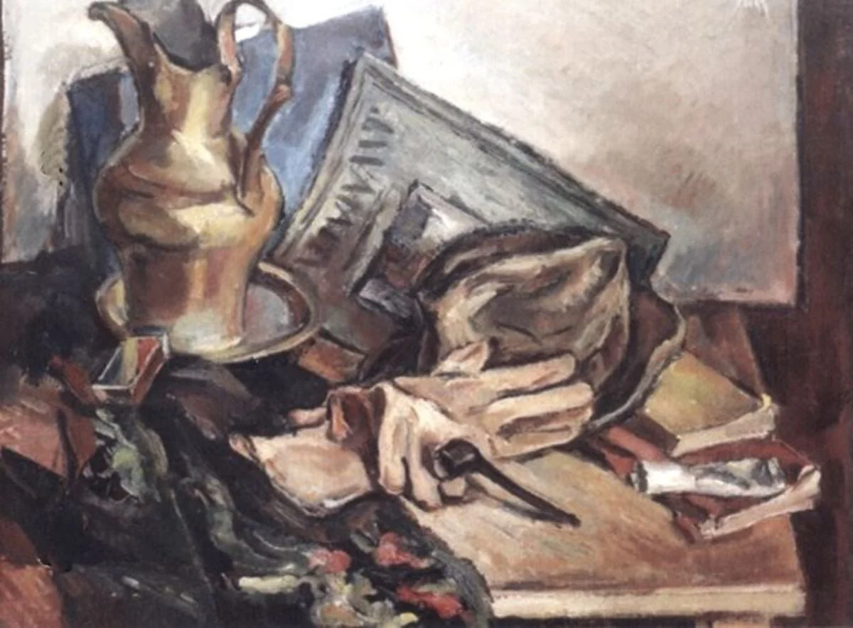 Natură statică cu recuzita artistului, by Petre Iorgulescu-Yor, unspecified, 1924
