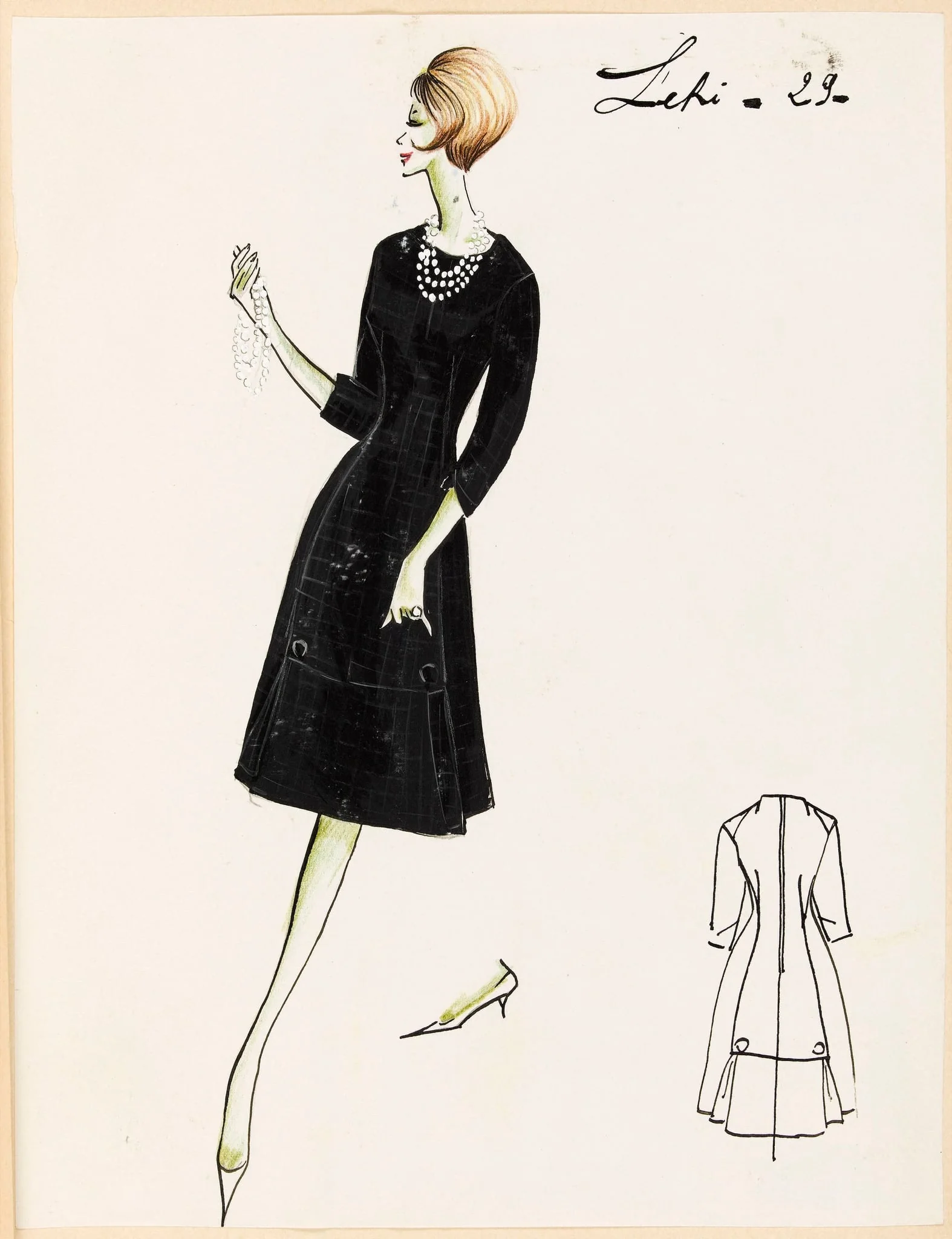 Leki, by Carven, 1959