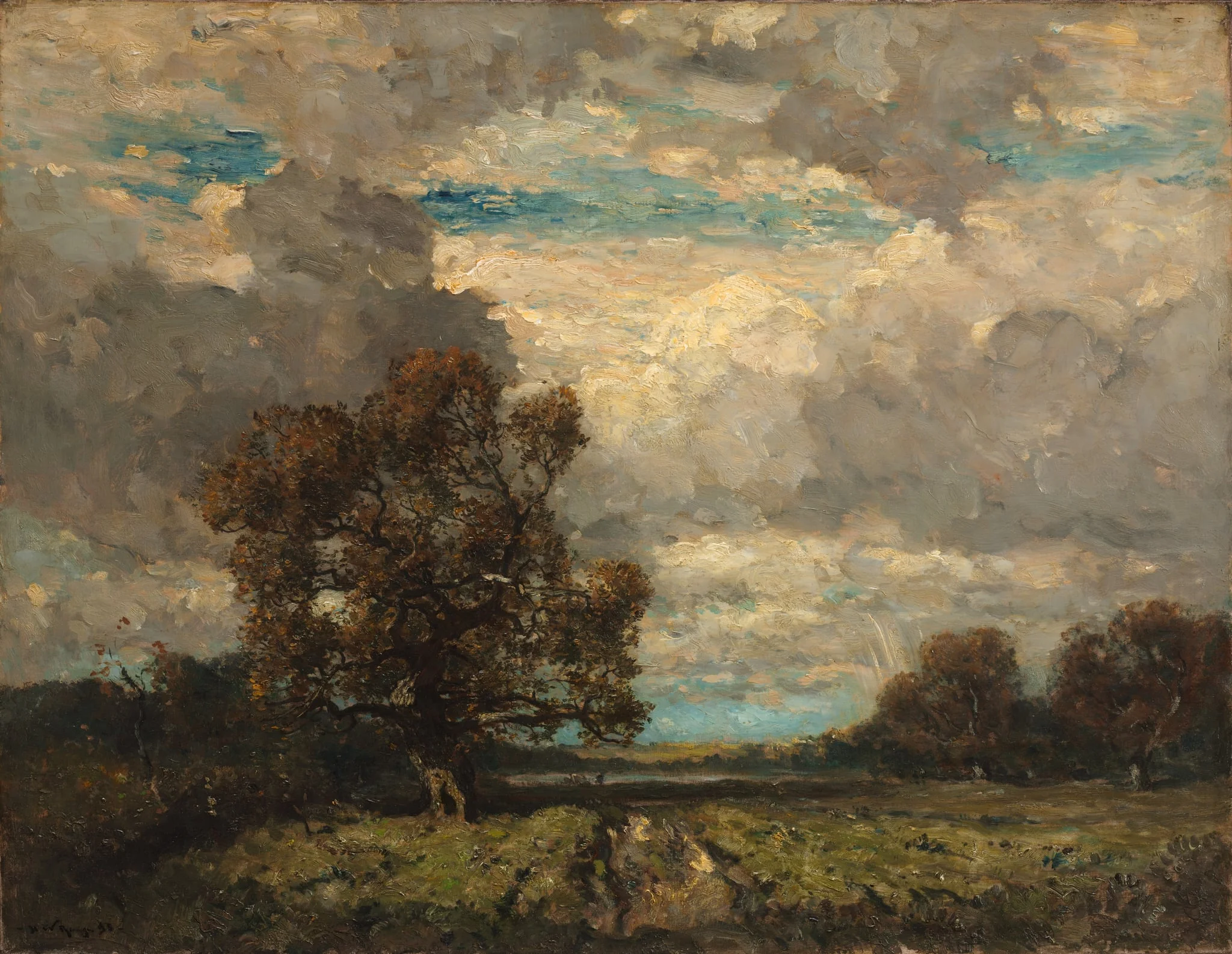 The Lone Sentinel, by Henry Ward Ranger, unspecified, 1895