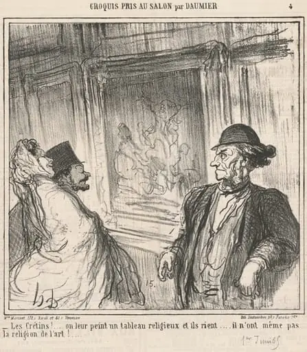 Les crétins! ... On leur peint un tableau ...