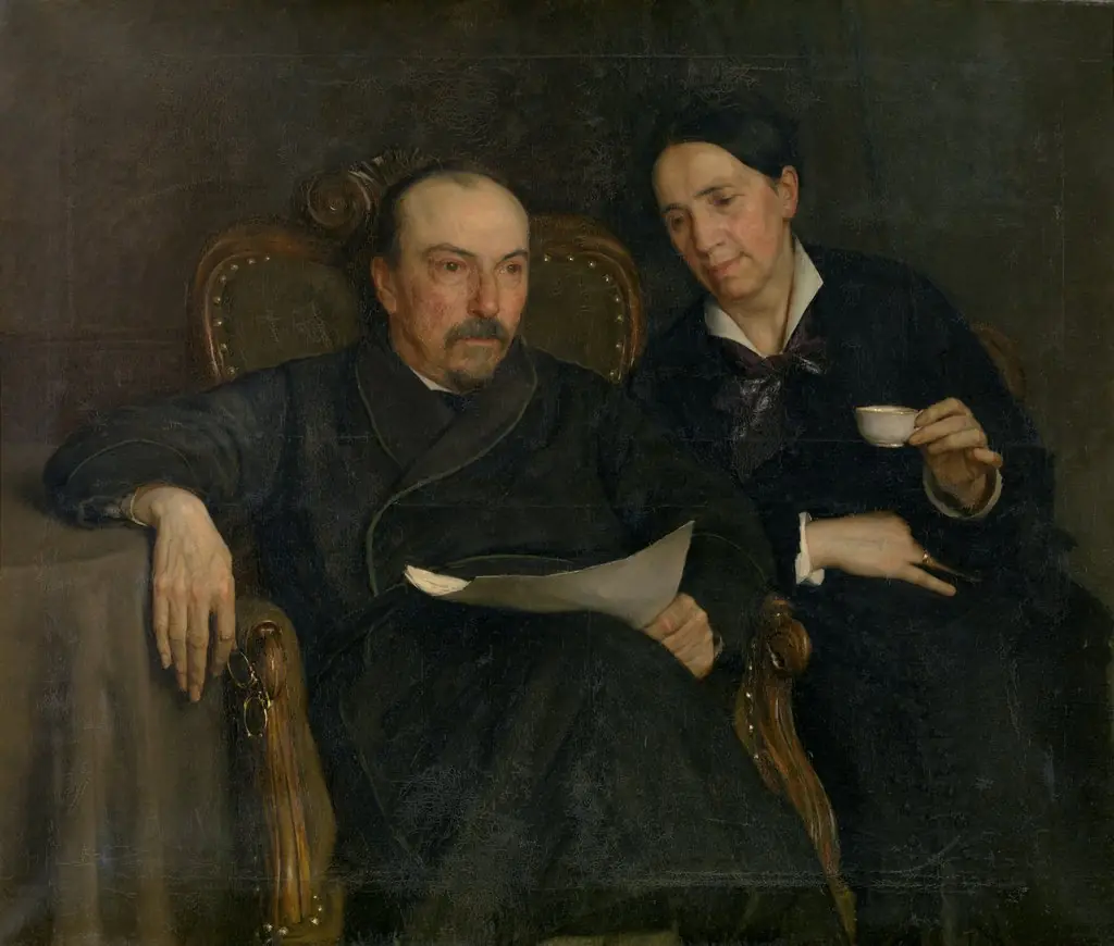 The Poet Jan Van Beers and his Wife, The Artist's Parents