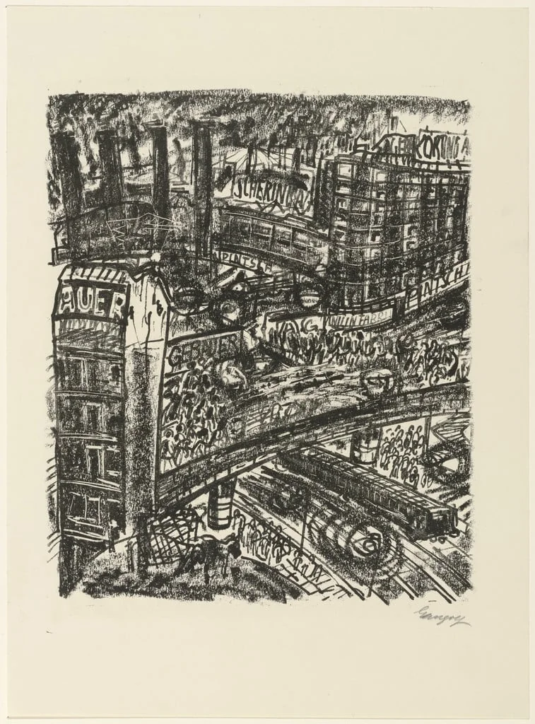 Untitled, by Paul Gangolf, ink, 1922