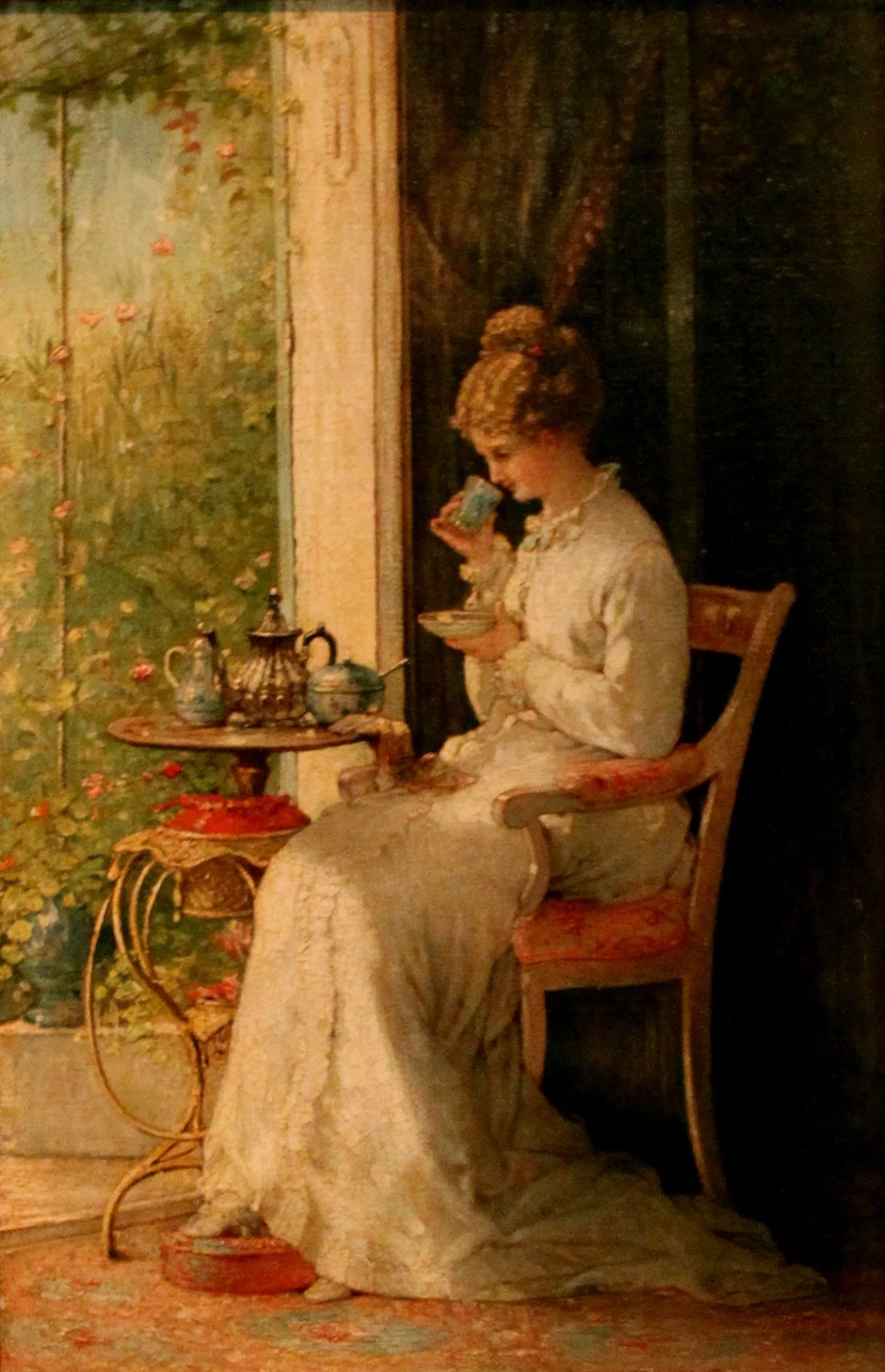 Portrait of a Girl, by Hein Burgers, unspecified, 1876