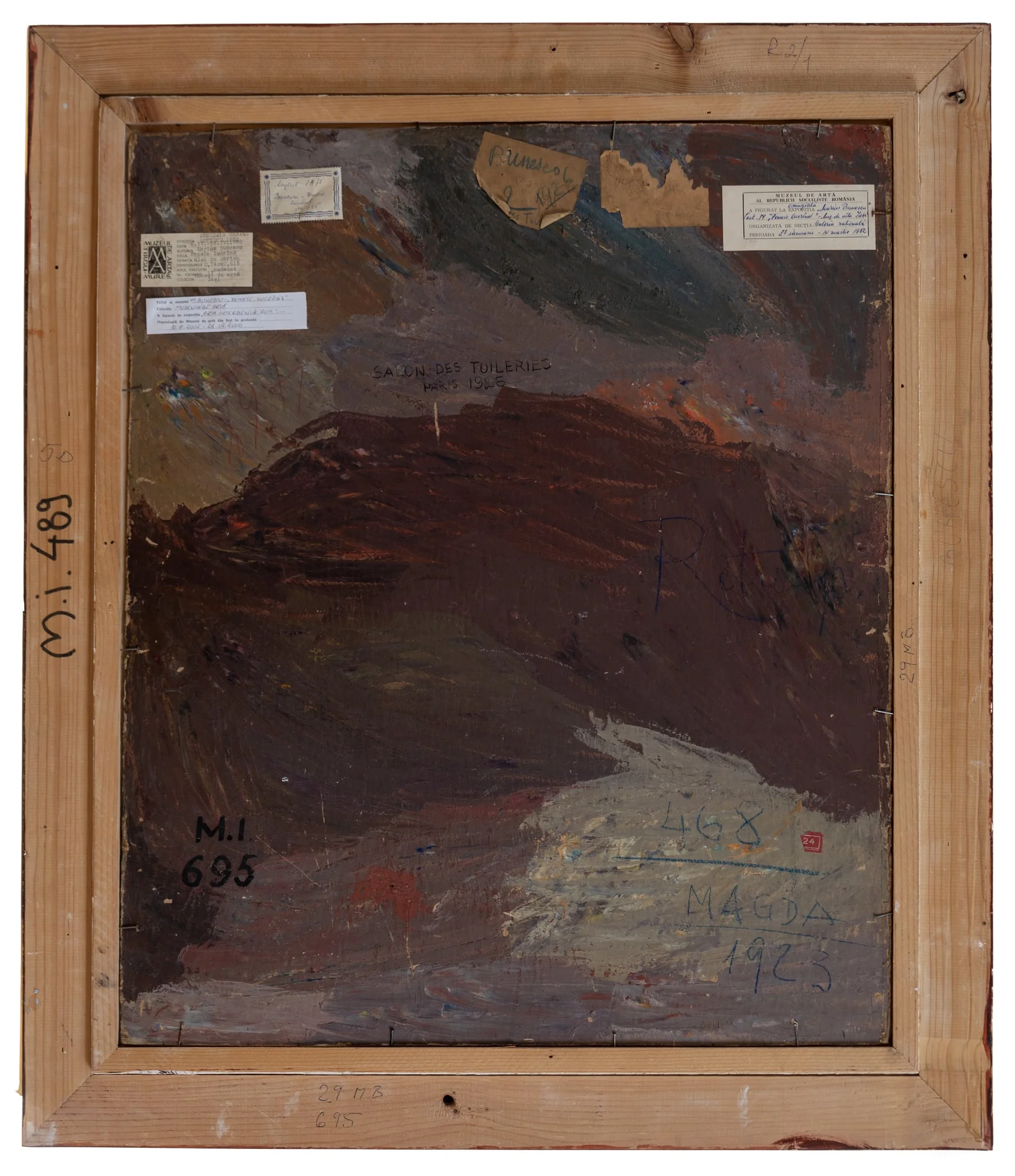 Femeie cosând, by Marius Bunescu, unspecified, 1926