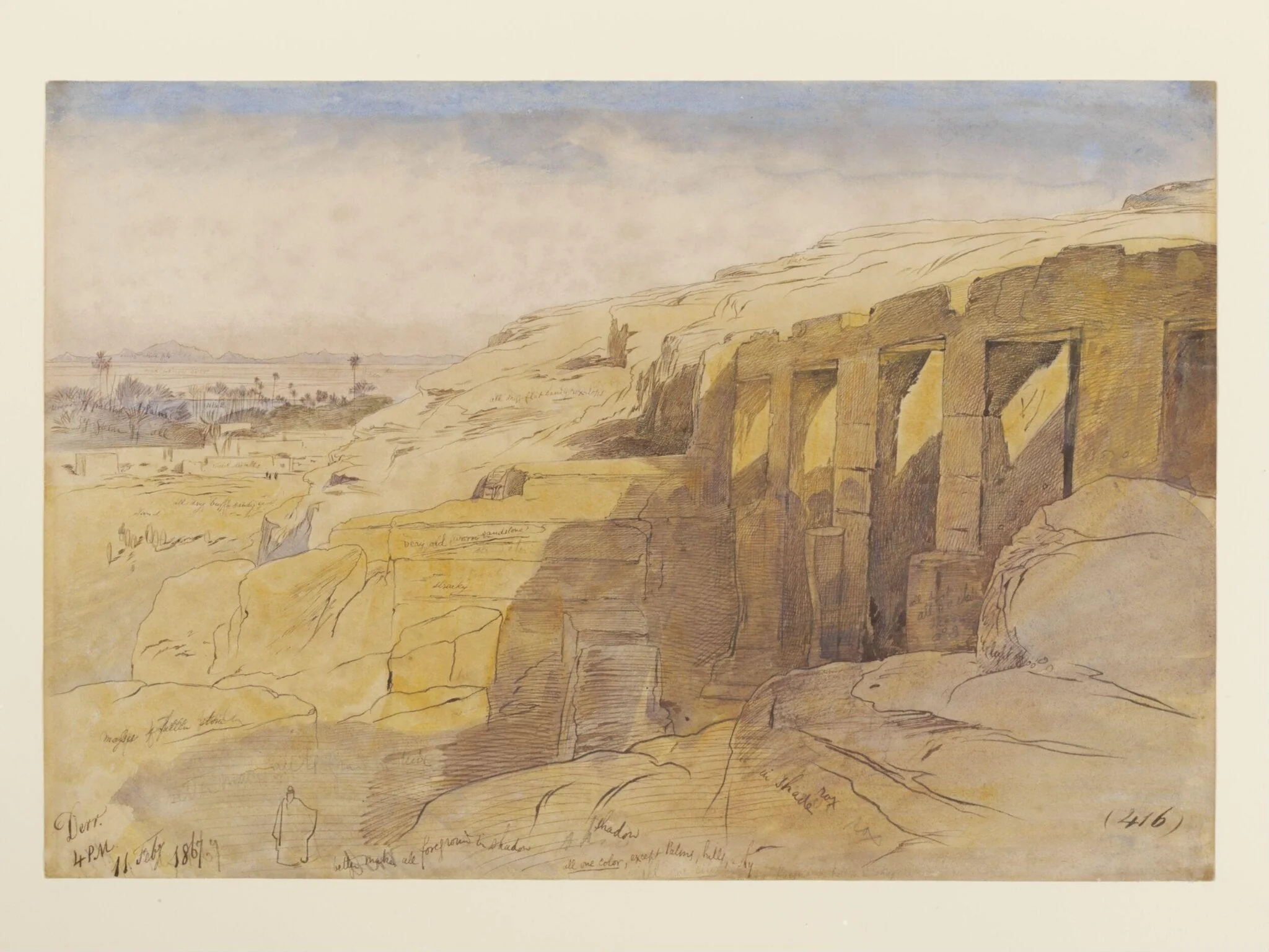 Temple at Derr, Nubia, Egypt