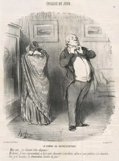 La femme du représentant