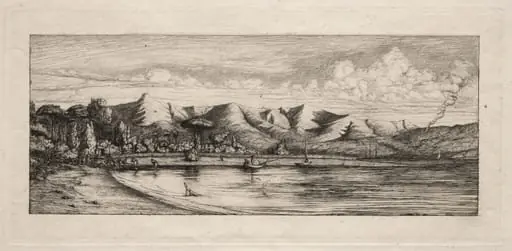 Seine Fishing off Charcoal Burner's Point, Akaroa