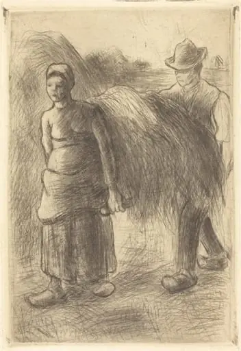 Peasants Carrying Hay (Paysans portant du foin)