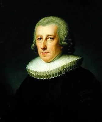 Portrait of the Hamburg pastor Bernhard Klefeker, by Friedrich Carl Gröger, oil, 1812