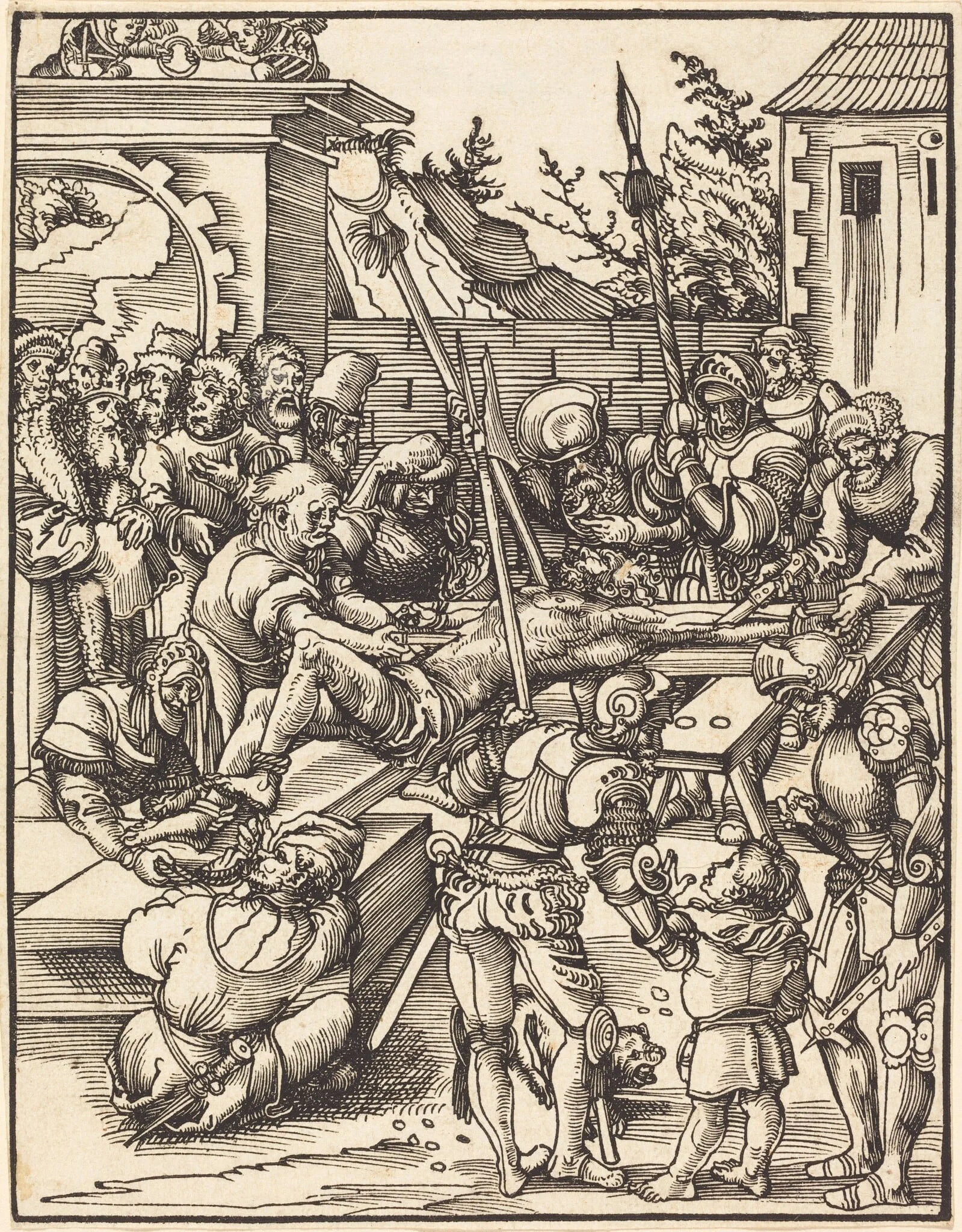 Saint Bartholomew, by Lucas Cranach the Elder, ink, 1512