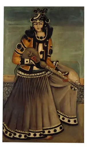 Woman Playing a tar