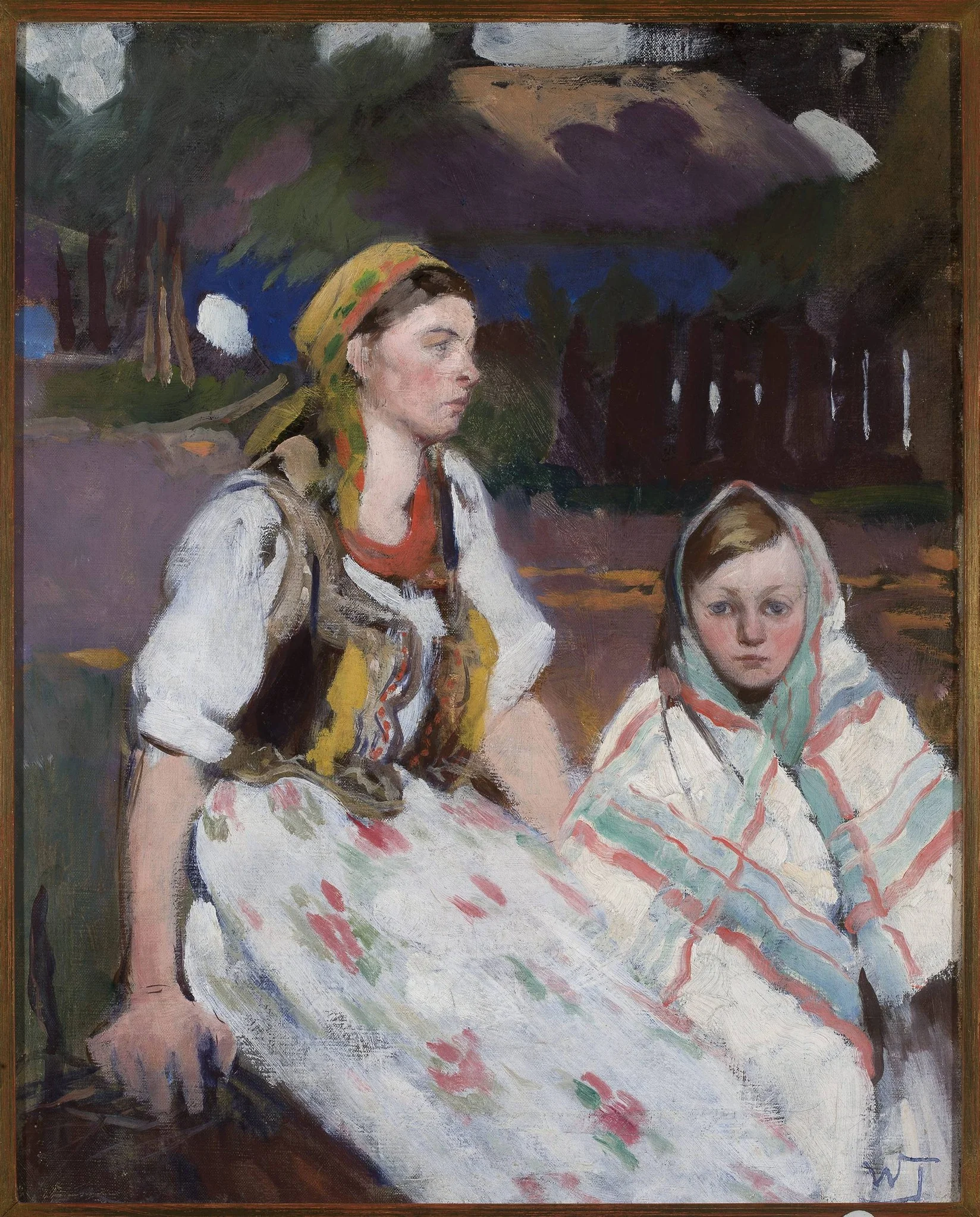 Two peasant girls