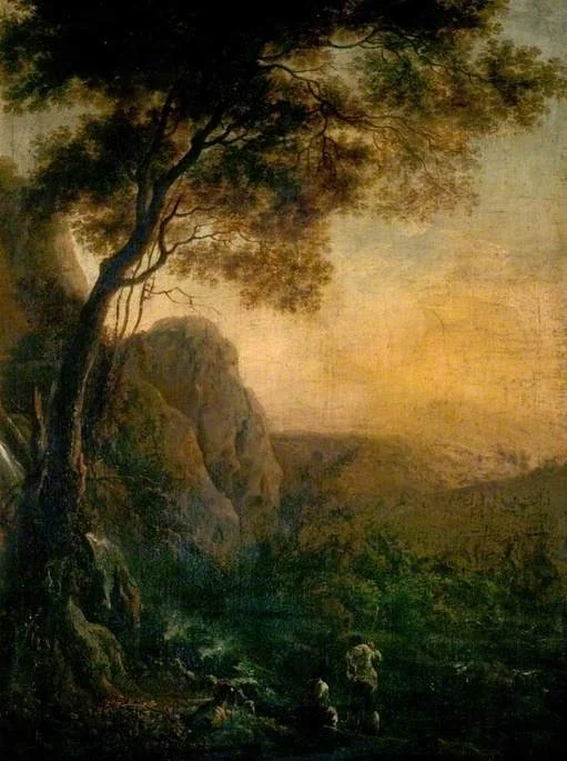 Landscape with a Waterfall