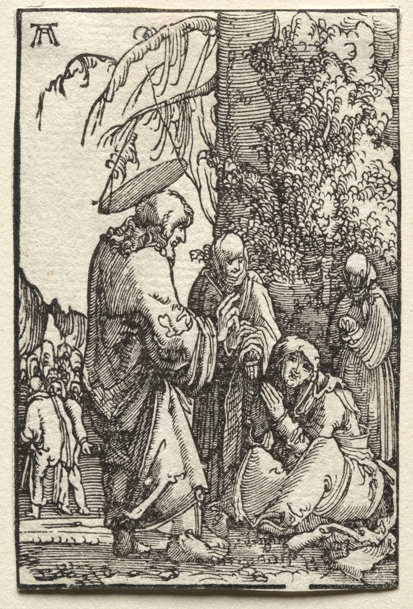 The Fall and Redemption of Man:  Christ Taking Leave of His Mother before the Passion, by Albrecht Altdorfer, 1515