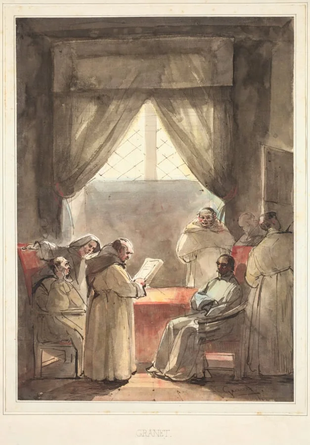 The Monks, by François Marius Granet, 1816