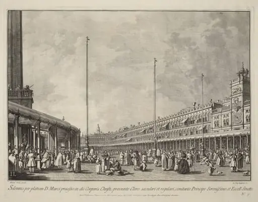 Procession on Corpus Christi Day in the Piazza San Marco