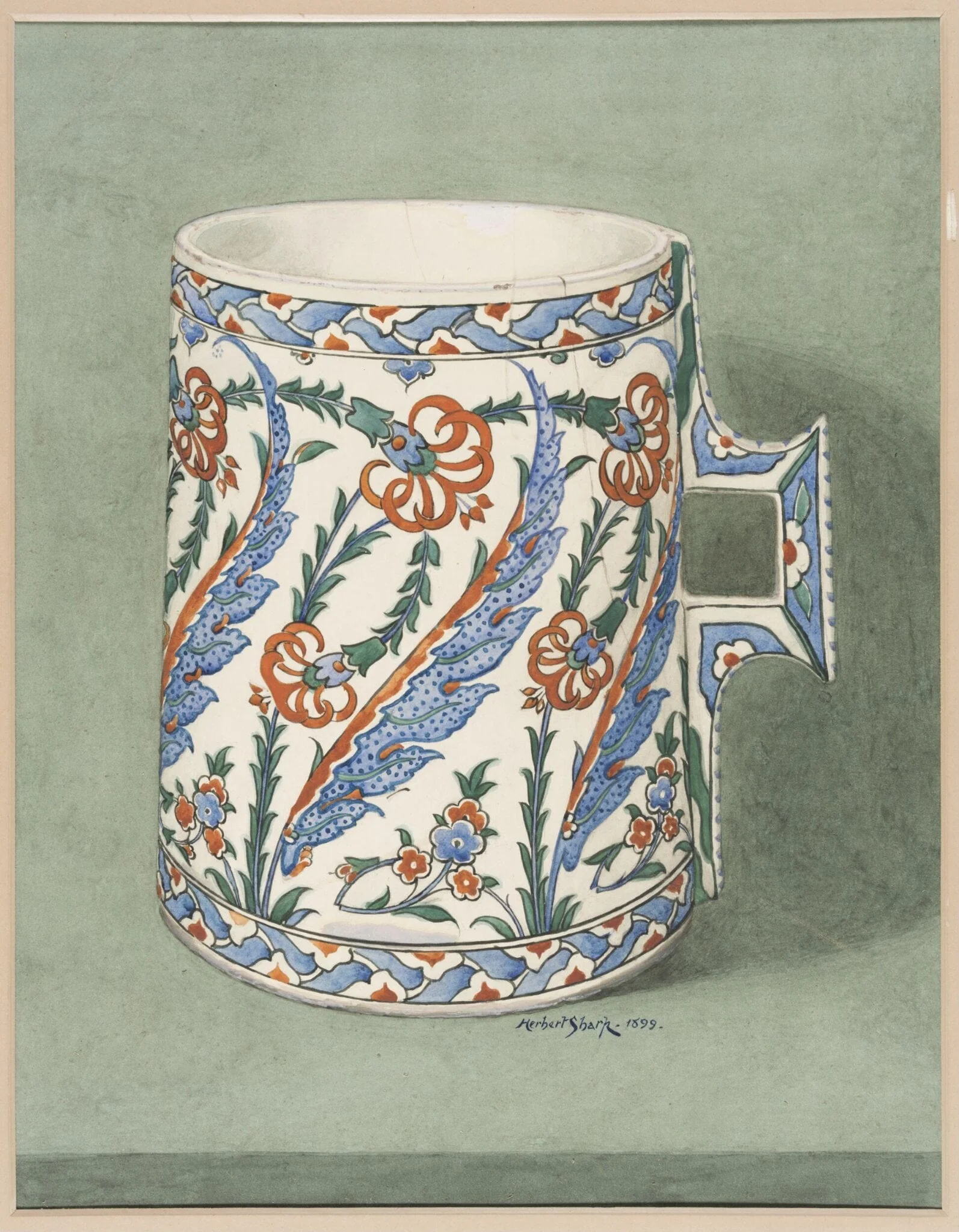 Untitled, by Herbert Sharp, watercolor, 1899