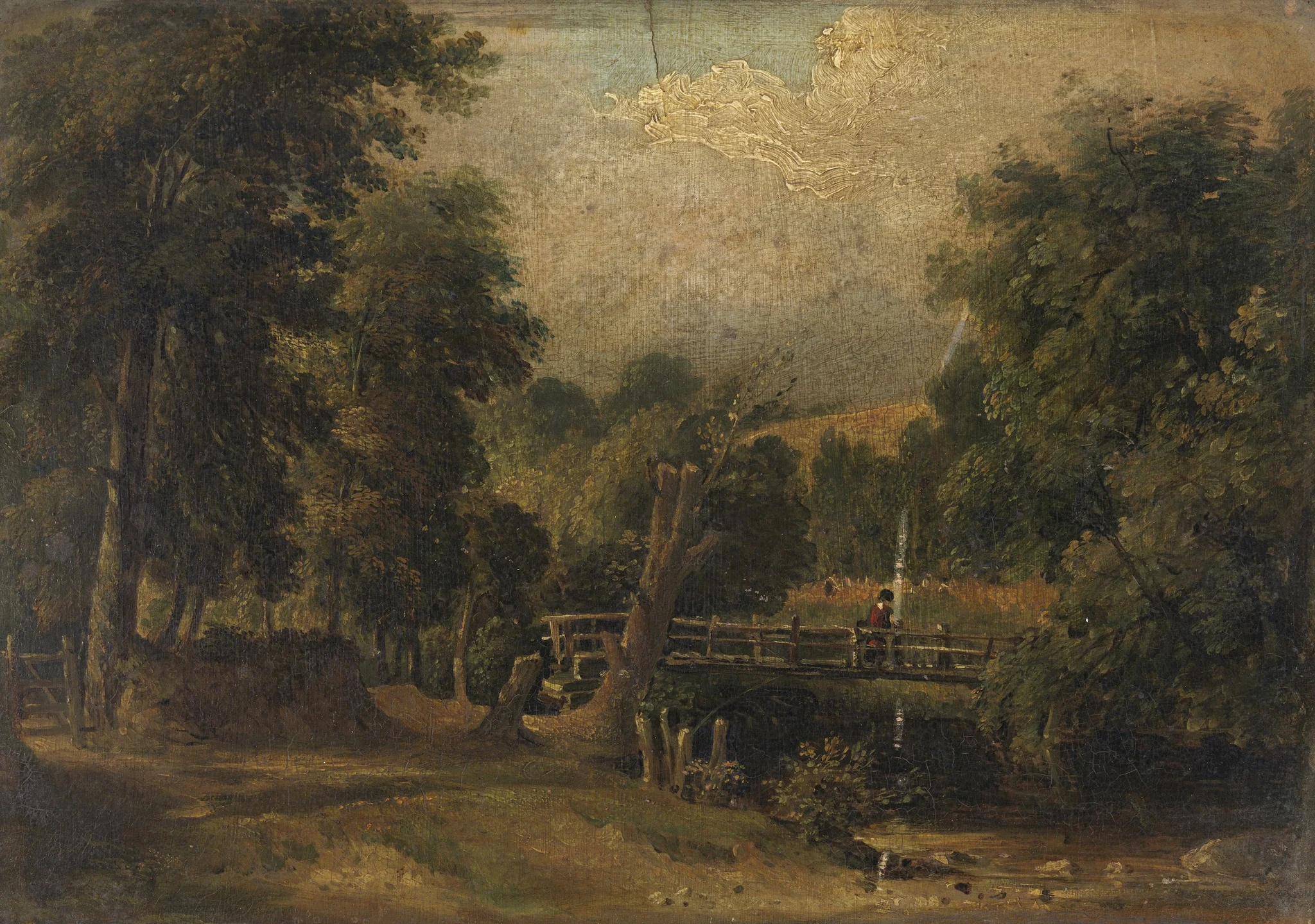 A Landscape, by William Brocas, unspecified, 1839