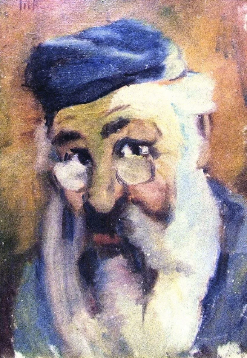 Portret de evreu bătrân, by Iosif Iser, unspecified