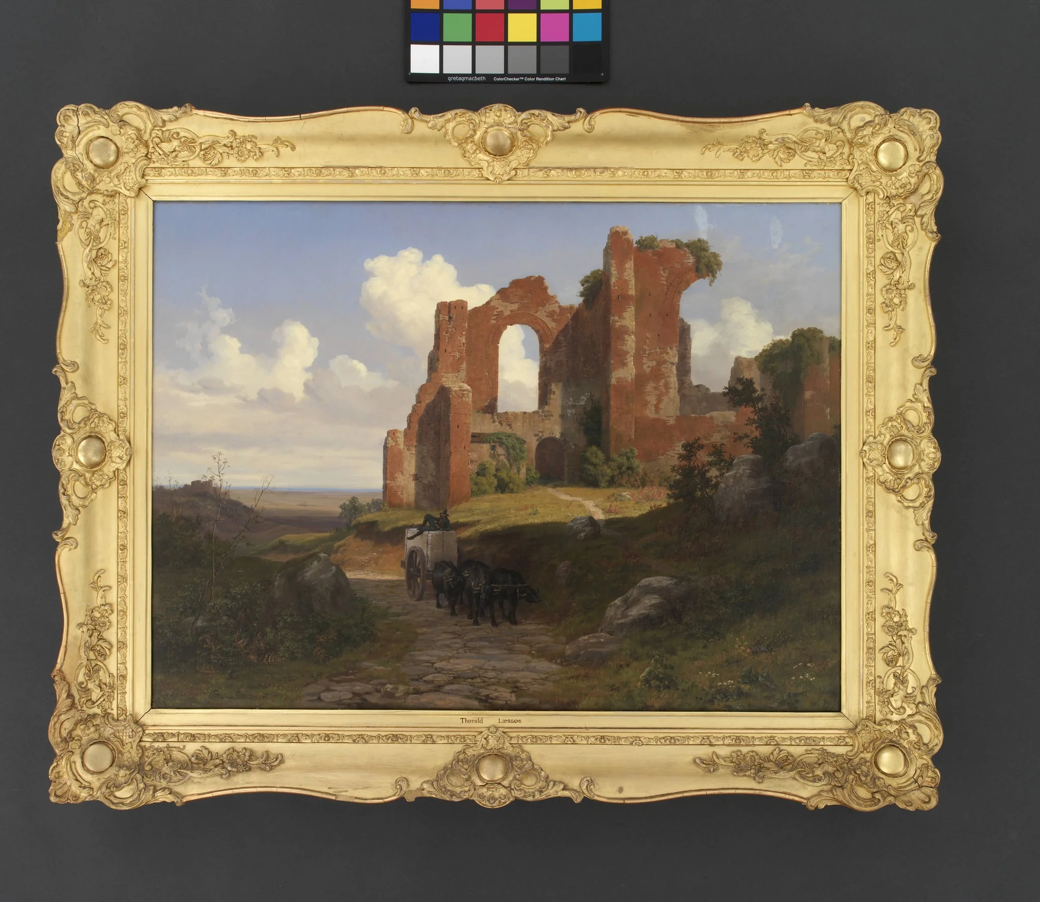 View of the Terme di Caracalla in Rome, by Unknown, 1845