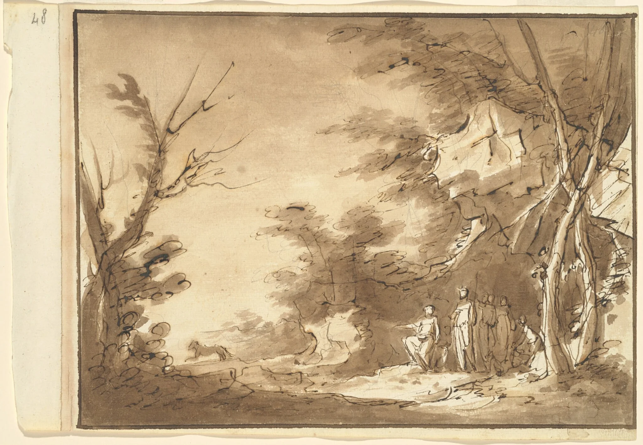 Diana and Her Companions in a Landscape