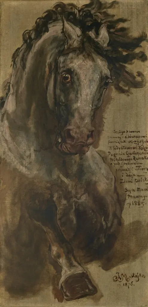 Study for the Horse of Grand Duke of Lithuania Vytautas for the Painting "The Battle of Grunwald"