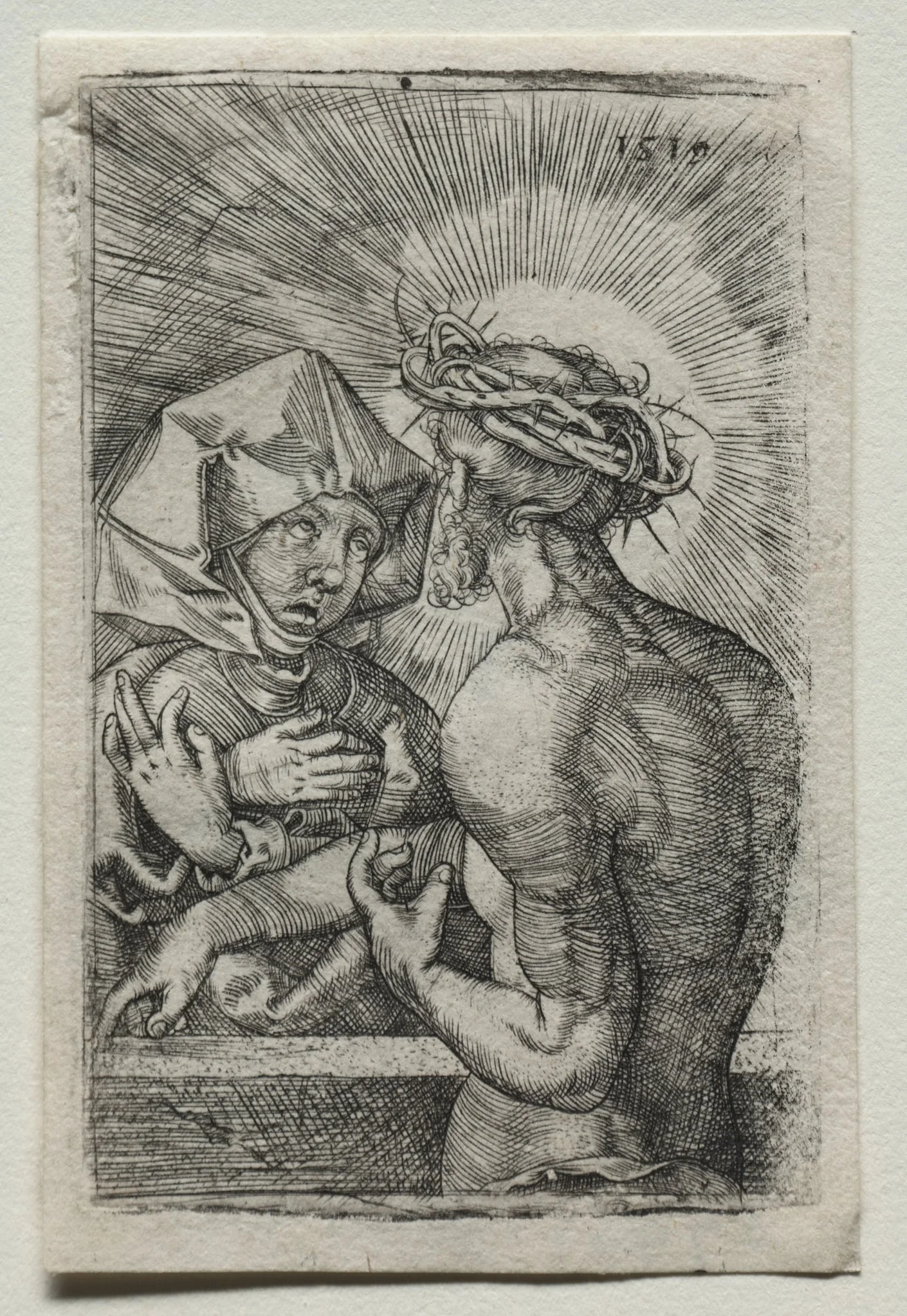 Christ and the Virgin, by Sebald Beham, 1519