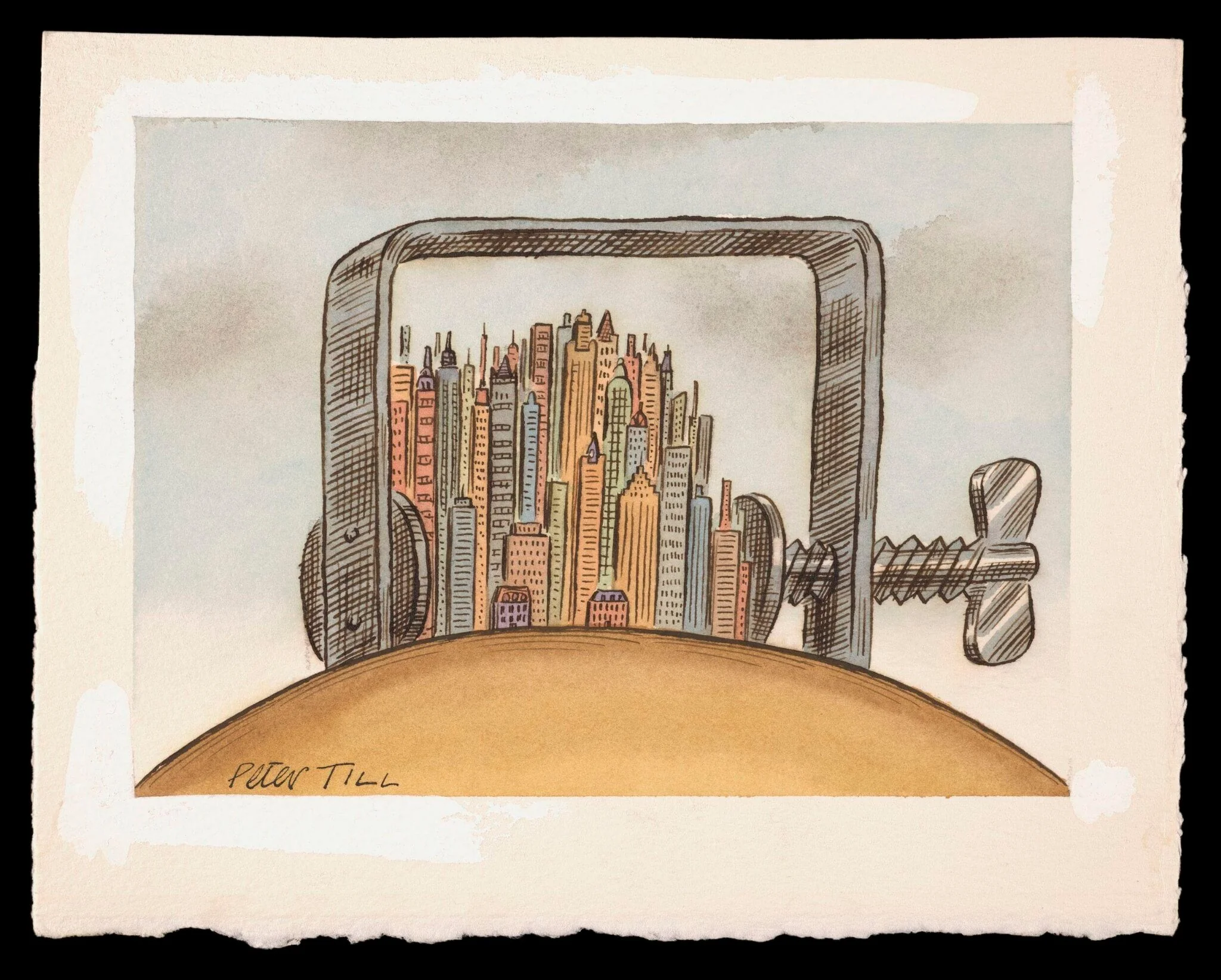 Untitled, by Peter Till, watercolor, 1994