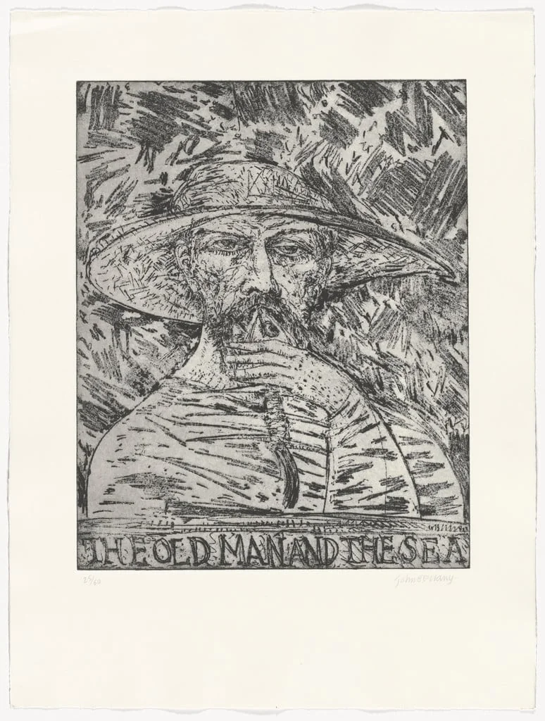 Untitled, by John Bellany, ink, 1987