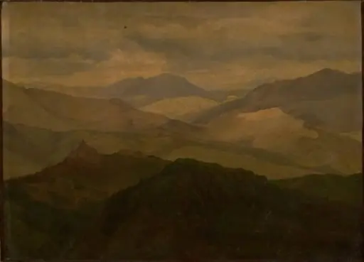 Bjerglandskab ved Civitella