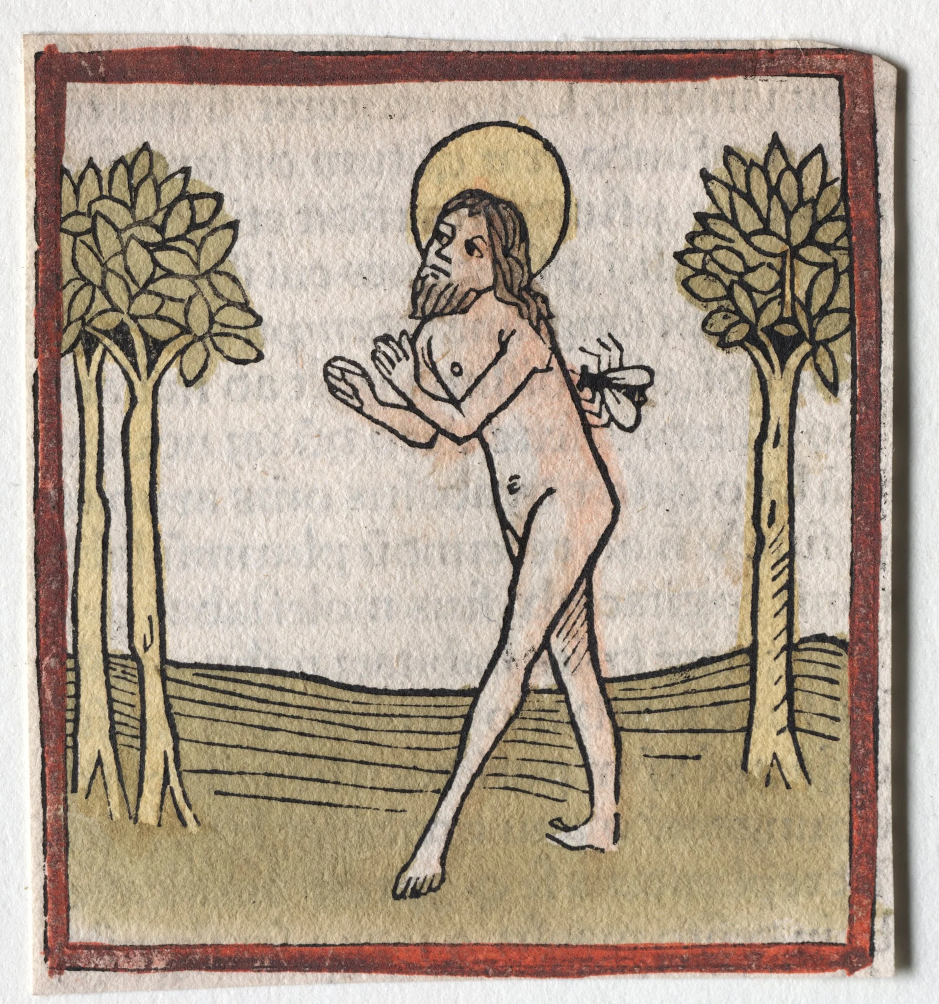 St. Marcarius, by Günther Zainer, 1528
