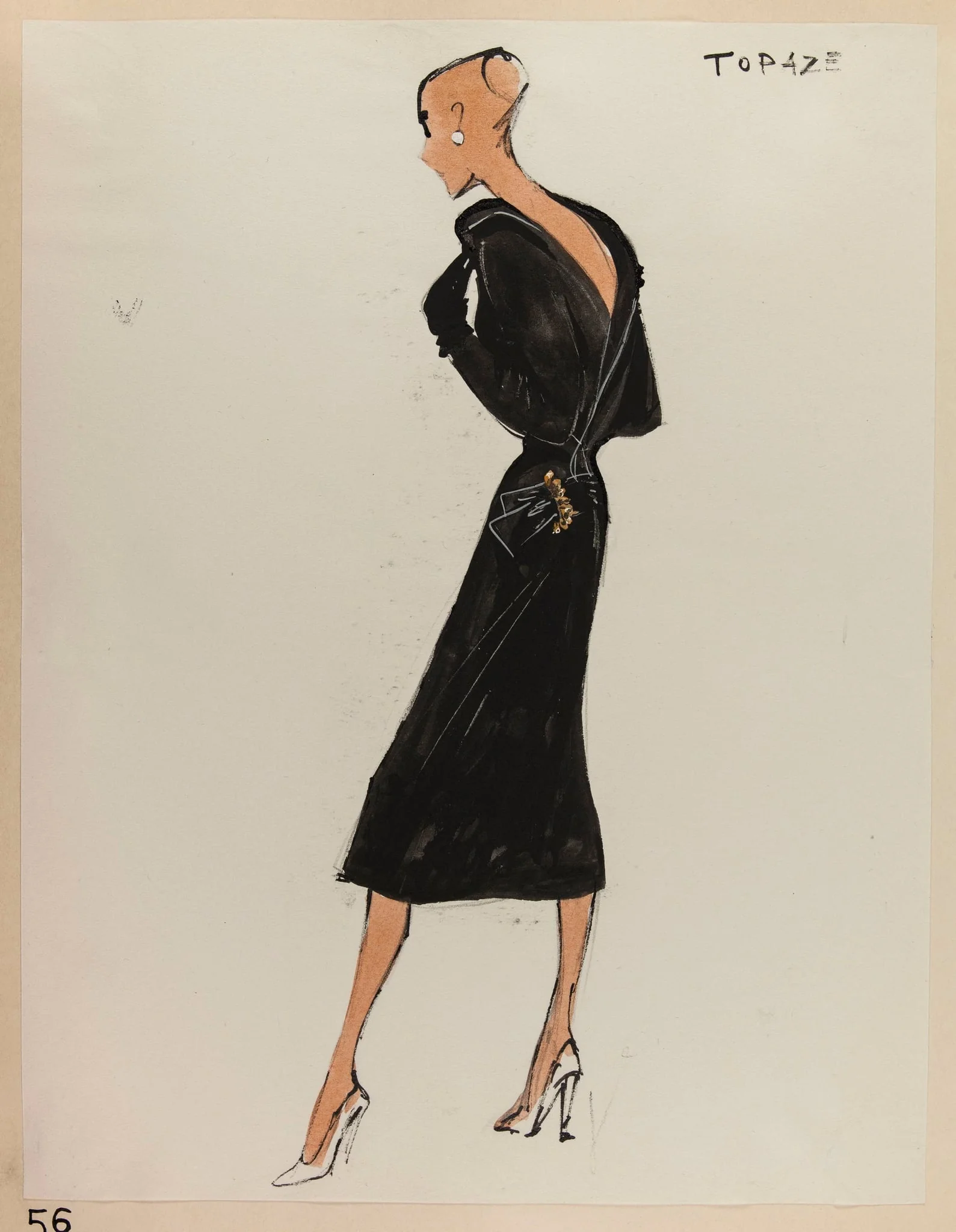 Topaze, by Marie-Louise Carven, 1952